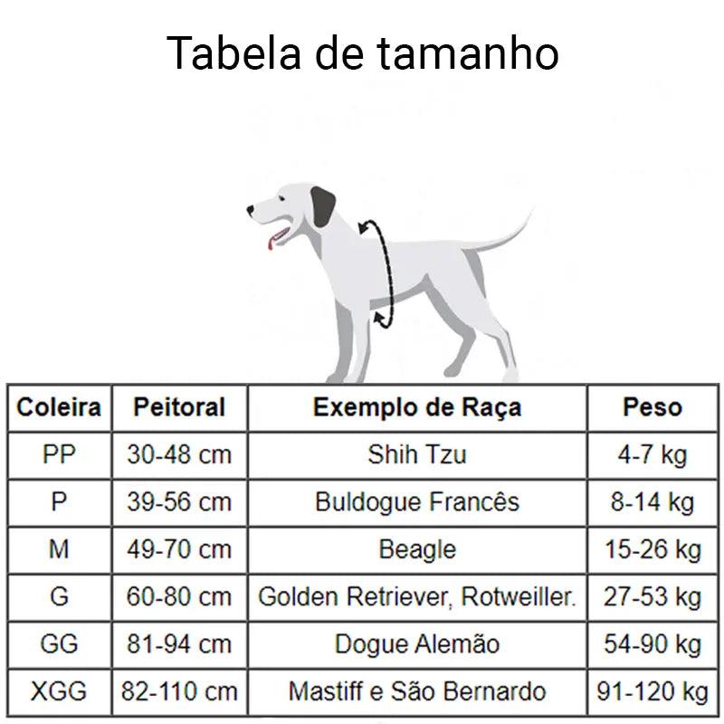 Coleira de Peito Termica Cold Dog