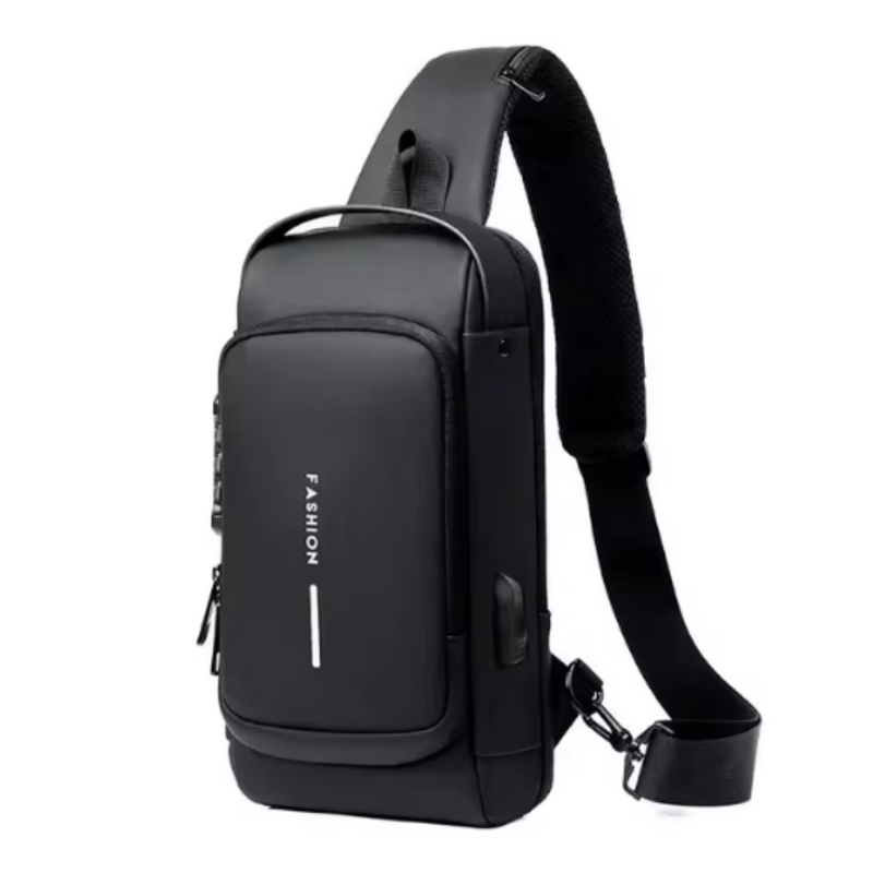 Mochila Anti-Furto com Senha USB Slim Bag