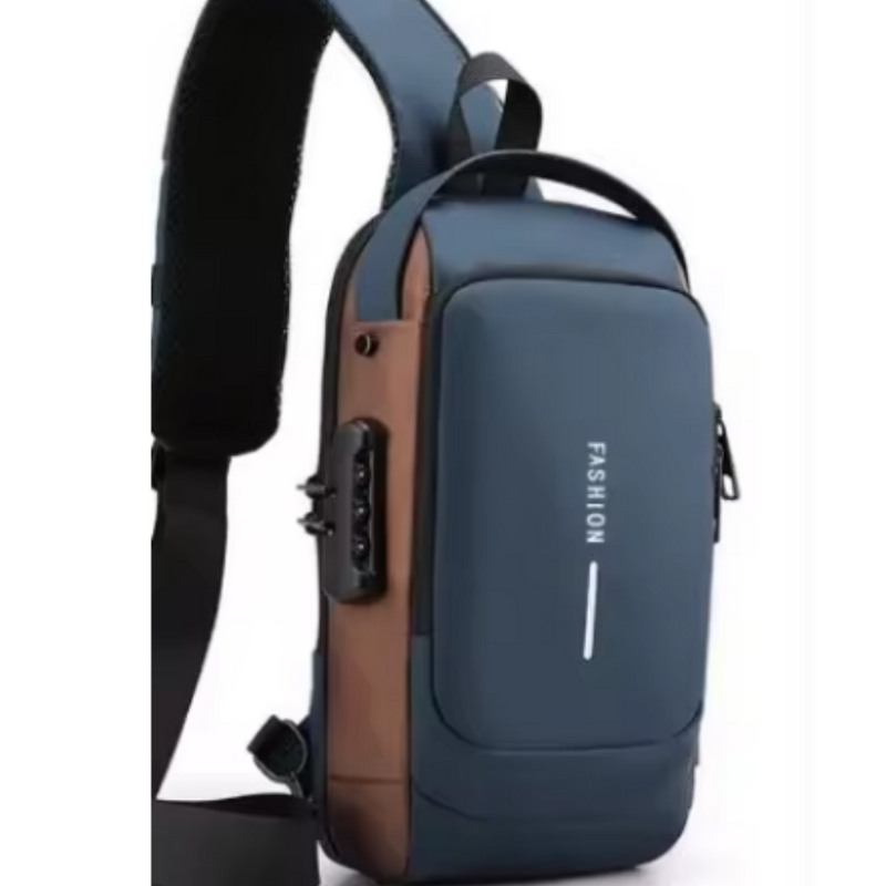 Mochila Anti-Furto com Senha USB Slim Bag